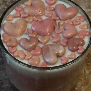 Melt My Heart Candle - Pink and Cream